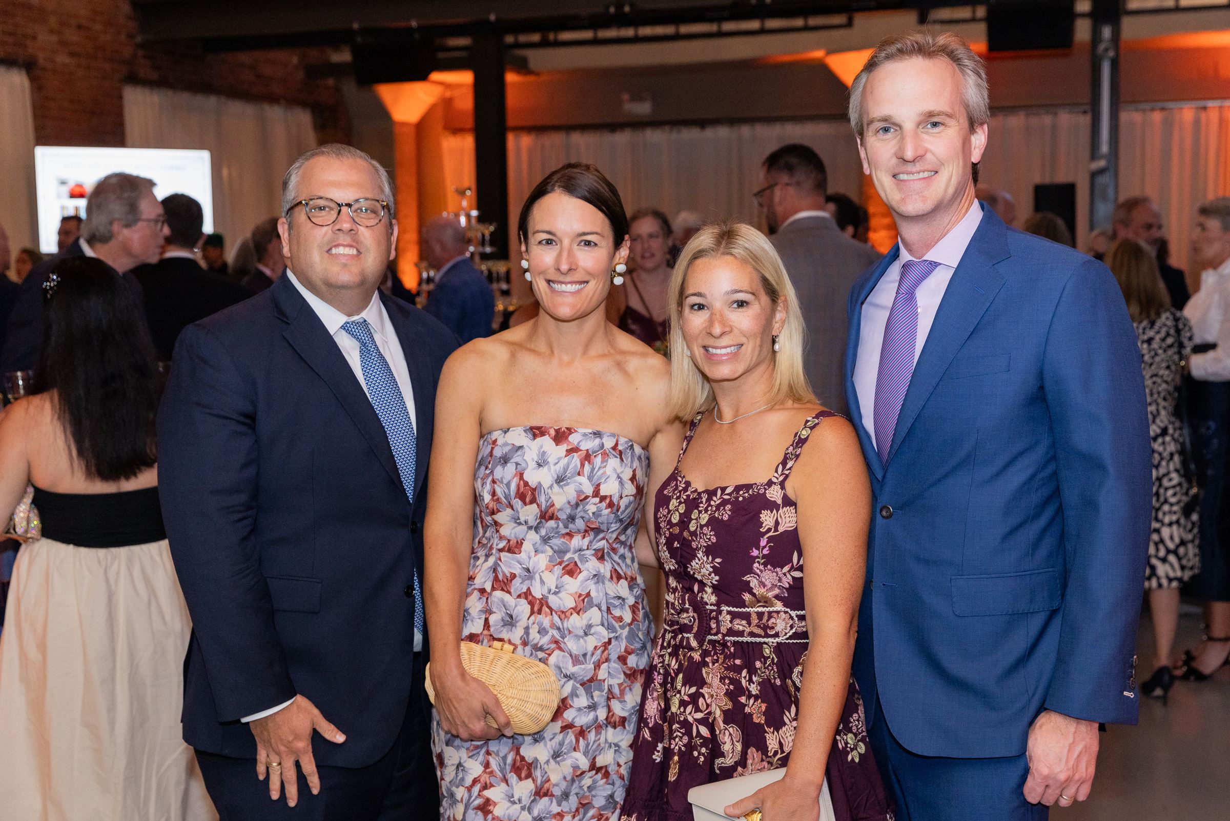 Fred and Melissa Brown with Jackie and Brady Blackett